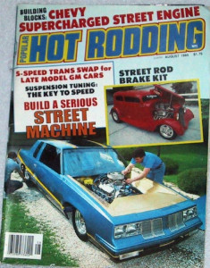 POPULAR HOT RODDING 1985 AUG - 5-Speed GN, BLOWER MOUSE
